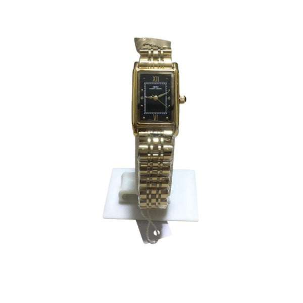 IBSO S9280L Women’s Stainless Steel Watch - Sophisticated Gold Black Design