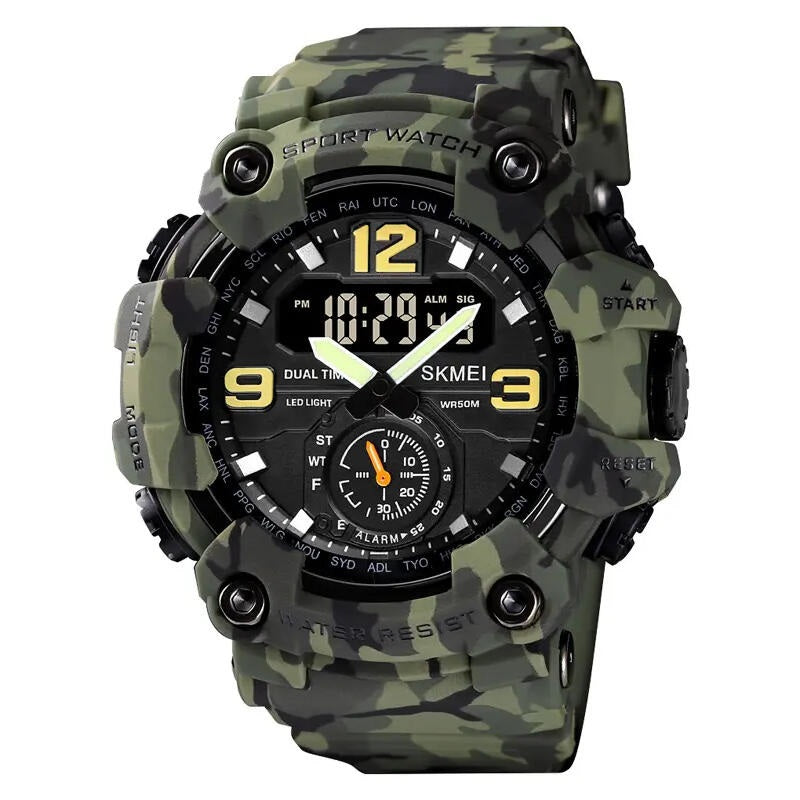 Skmei 1637 Army Green Camouflage