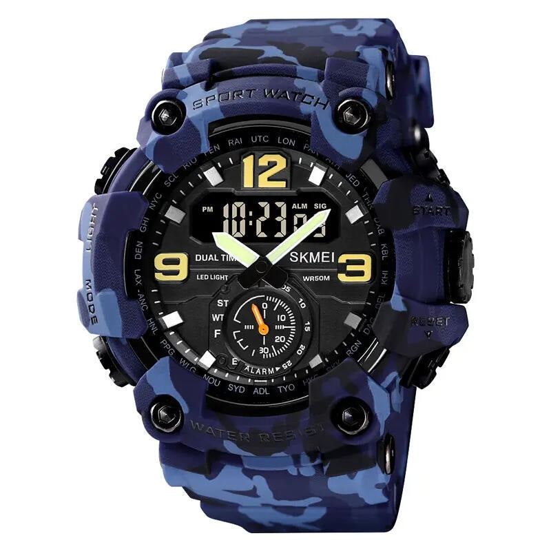 Skmei 1637 Blue Camouflage