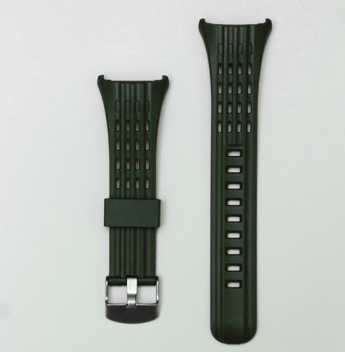 Skmei 1219 Army Green Durable Rubber Replacement Strap - Tough and Trendy