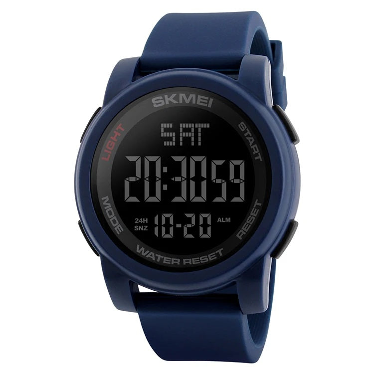 Skmei 1257 Blue Multifunction Digital Men’s Sports Watch - Bold and Practical