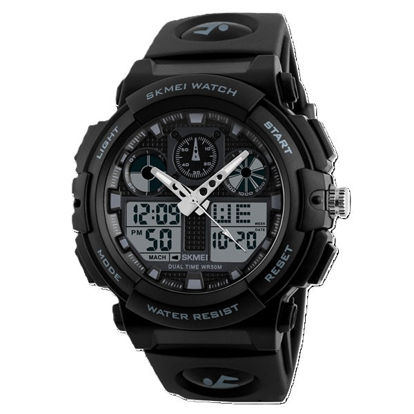 Skmei 1270 Black Analog-Digital Men’s Sports Watch - Stylish and Durable