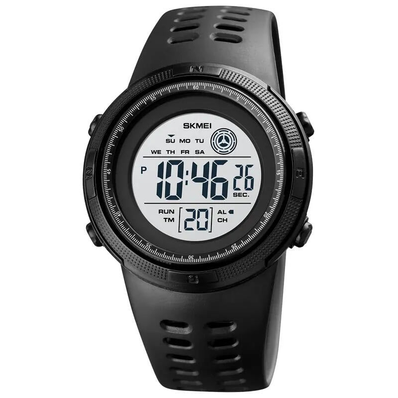 Skmei 1773 Black White Kids' Digital Watch with Countdown & LED Display - Fun and Functional