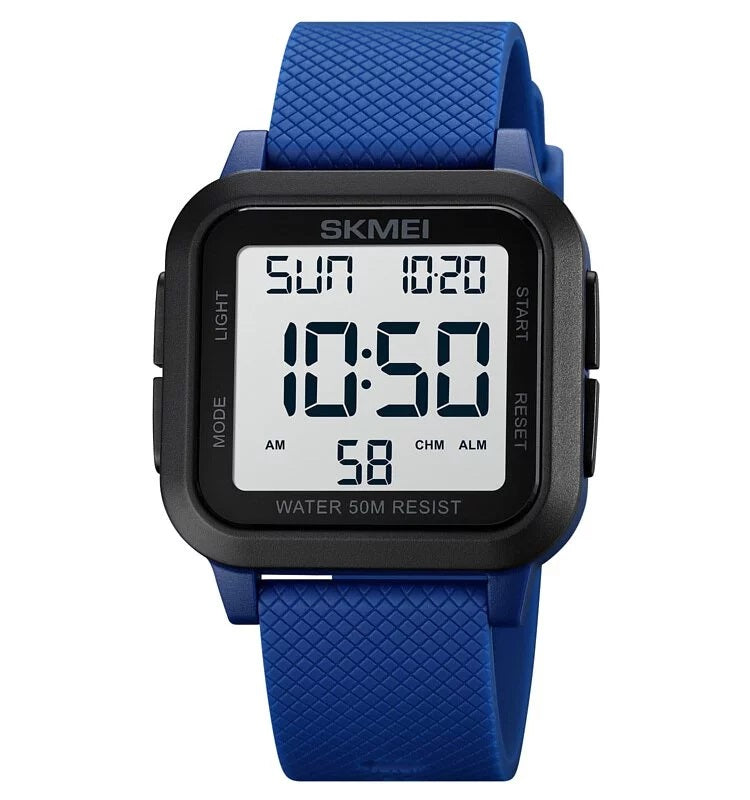 Skmei 1894 Blue White Multifunction Digital Men’s Sports Watch
