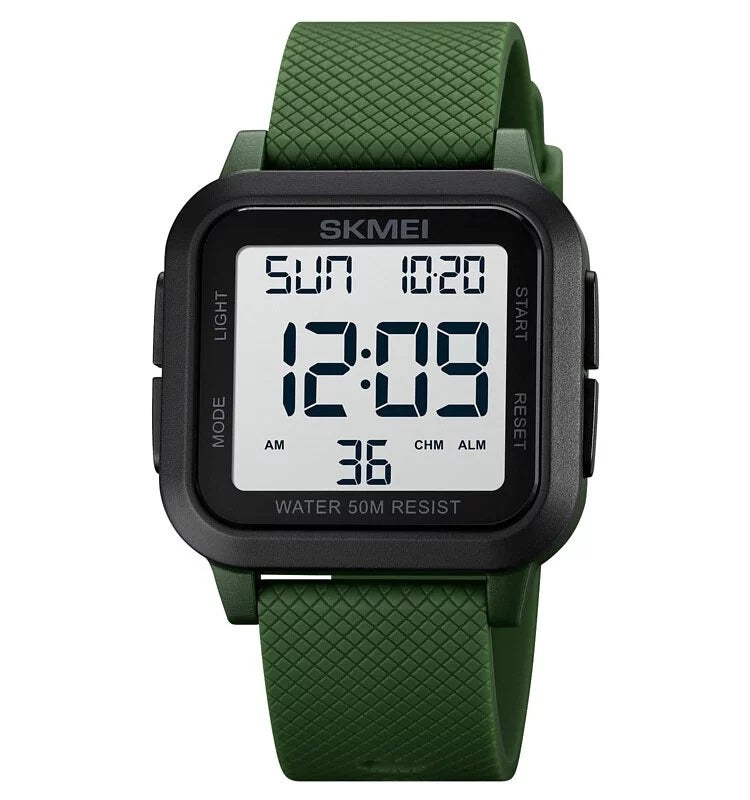 Skmei 1894 Green White Multifunction Digital Men’s Sports Watch
