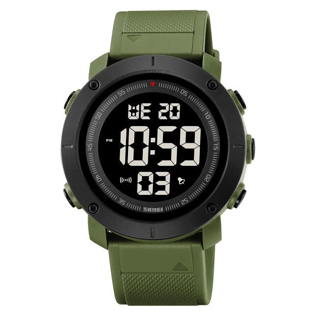 Skmei 2122 Green Black Digital Multifunction Sports Watch for Men