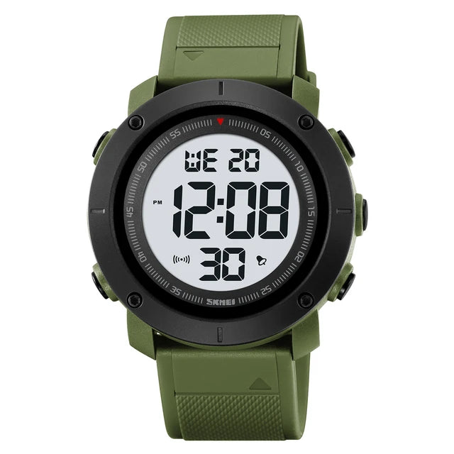 Skmei 2122 Green White Digital Multifunction Sports Watch for Men