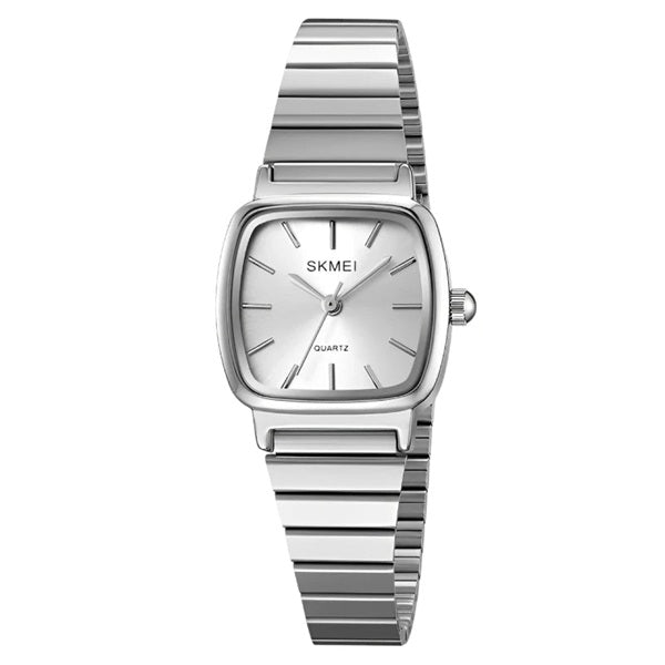 Skmei 2492 Silver Women’s Stainless Steel Watch - Elegant and Durable
